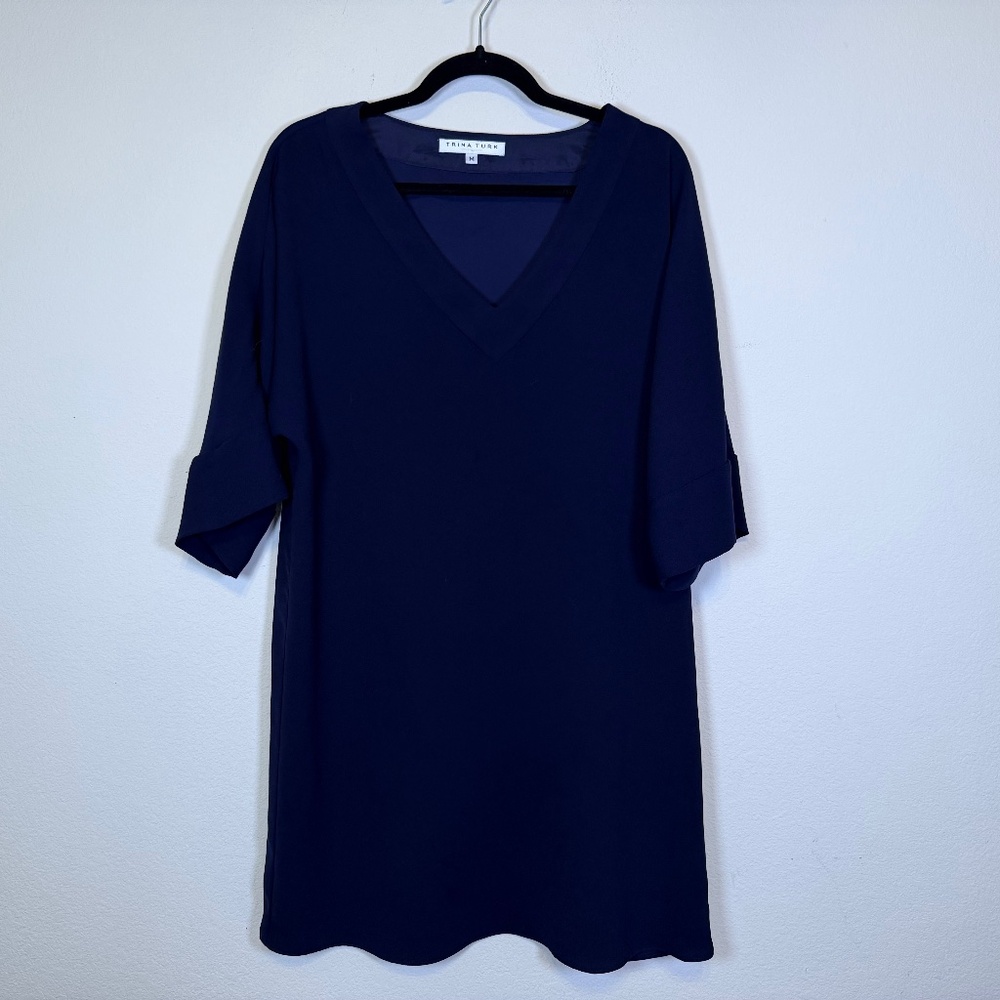 TRINA TURK - Navy Sheath Dress